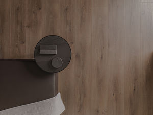 suelo laminado de HDF / flotante con sistema clic / aspecto madera / PEFC
