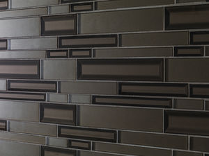 mosaico de interior / de pared / de vidrio / brillante