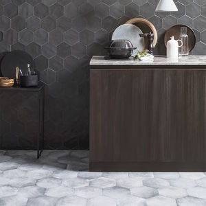 baldosa de interior / de pared / de cerámica / hexagonal