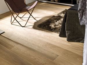 parquet multicapa / para pegar / de roble / mate