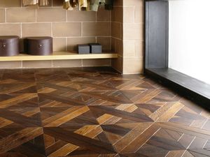 parquet macizo / para pegar / de roble / aceitado