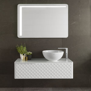 mueble de baño moderno / MDF / con cajón / de pared
