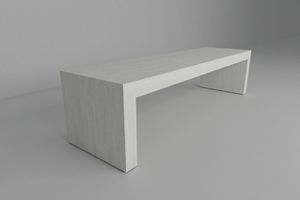 banco de vestuario / moderno / de HPL / a medida