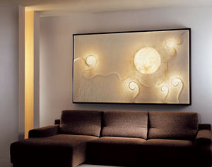 aplique moderno / madera / de acero / de Nebulite®