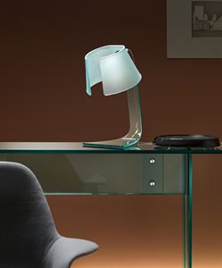 lámpara de mesa / moderna / de aluminio / de vidrio