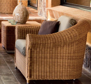 sillón moderno / de fibras sintéticas / de jardín
