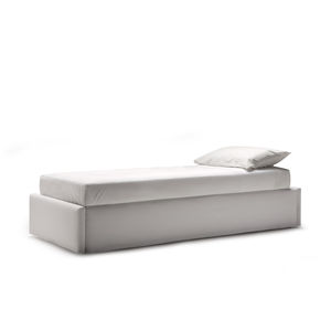cama simple / nido / moderna / de cuero