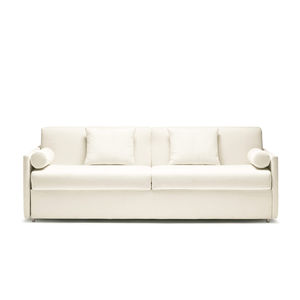 sofá cama / moderno / de cuero / de tejido