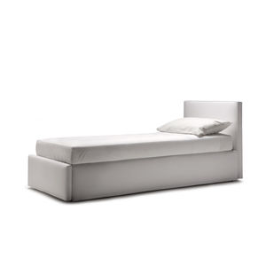 cama simple / nido / moderna / de cuero