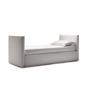 cama simple / nido / moderna / de cuero