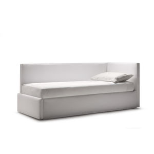 sofá cama / moderno / de cuero / de tela