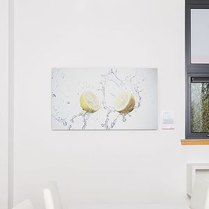 radiador eléctrico / rectangular / de acero / de pared