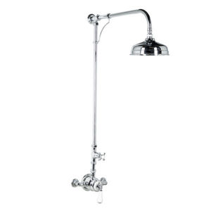 set de ducha de pared / clásico / termostático / con rociador fijo