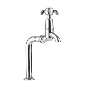 grifo monomando en encimera / de metal cromado / de latón / para cocina