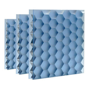 panel sándwich para interiores / cara de fibra acrílica / alma de nido de abeja de aluminio