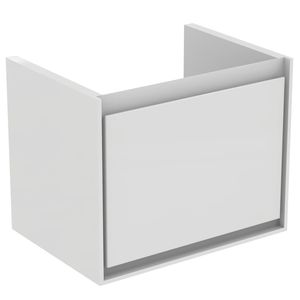 mueble de lavabo suspendido / de madera / moderno / con cajones