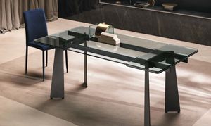 mesa moderna / de vidrio / de metal / de cerámica