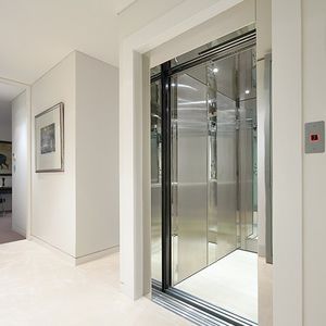 ascensor hidráulico / para el sector servicios / sin sala de máquinas