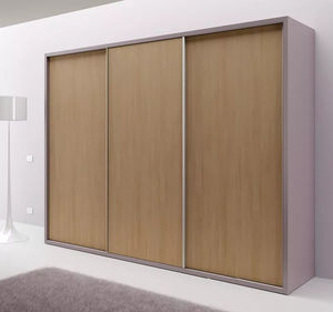 armario moderno / de madera / con puertas corredizas / para niña