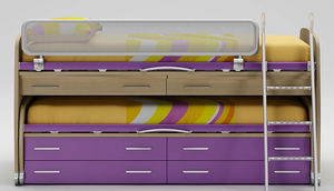 cama nido / individual / moderna / con cajones
