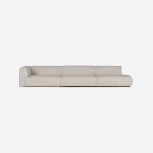 sofá modular / moderno / de tela / 3 plazas