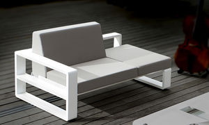 diván moderno / de tejido / de jardín / modular