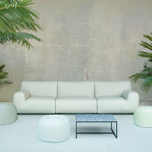 sofá modular / de esquina / moderno / para jardín