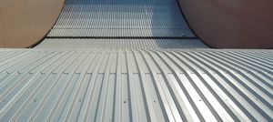 chapa acanalada / acero / para tejado / galvanizada