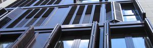 contraventanas plegables / de aluminio / para ventanas