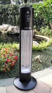 estufa de infrarrojos para exteriores de pie / eléctrica