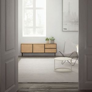 aparador moderno / de madera / con estantes / modular