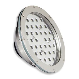 luminaria empotrable de suelo / LED / redonda / para piscina