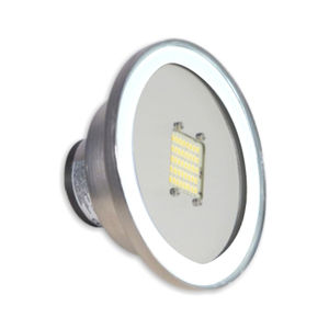 luminaria empotrable de suelo / LED / redonda / para piscina