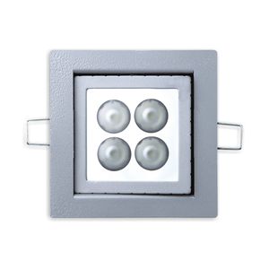luminaria orientable / empotrable / LED / cuadrada
