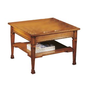 mesa de centro clásica / de cerezo / cuadrada / de interior