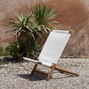 silla de playa Sunbrella® / de caoba