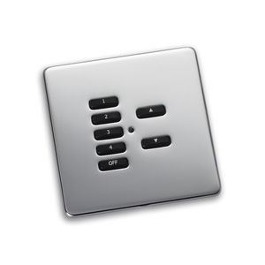 teclado de control para sistema domótico / para iluminación / mural / inalámbrico