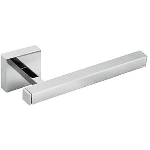 dispensador de papel higiénico de pared / de metal cromado / para el sector servicios