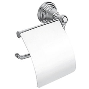 dispensador de papel higiénico de pared / de metal cromado / profesional