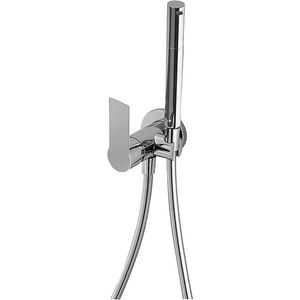 grifo monomando para bidé / encastrable / de metal cromado / de baño