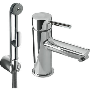 grifo monomando para bidé / encastrable / de metal cromado / de baño