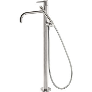 grifo monomando para ducha / de bañera / para suelo / de metal cromado