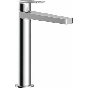 grifo monomando para lavabo / de metal cromado / de baño / con 1 orificio