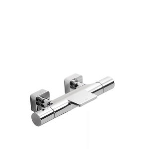 grifo mezclador para ducha / para bañera / de pared / de metal cromado