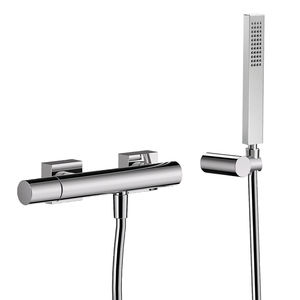 grifo monomando para ducha / de pared / de metal cromado / de baño