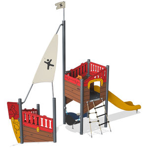 estación de juego para parque infantil / de HPL / modulable