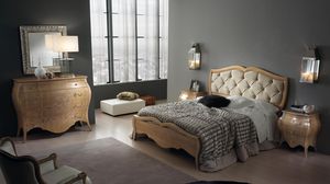 mesa de noche / clásica / de madera / de interior