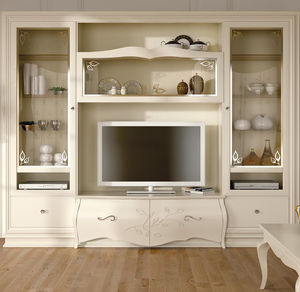 mueble de televisión de estilo de estilo / de madera / de madera lacada