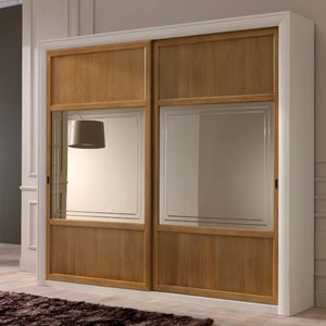 armario clásico / de madera / de madera lacada / con puertas corredizas