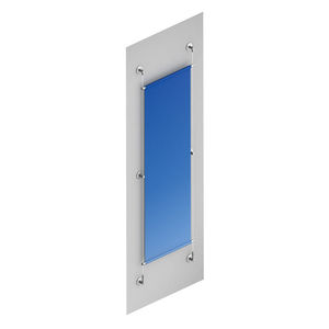panel de señalización de pared / acero inoxidable / de exterior